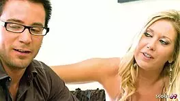 Teen Seduces Big Cock Nerd for First Anal Sex Home Alone