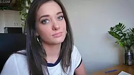 big ass teen helps with handjob 😈