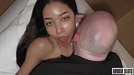 Her Doll-Like Body Begs To Be Fucked Hard In Rough Group Action!