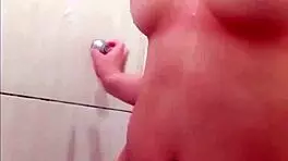 Hot Young 18+ Woman With Small Tits Bathing In Shower Getting Waxed