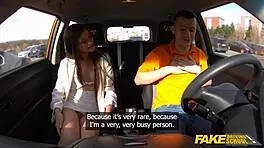 Fake Driving School Spanish Teen Car Sex Sofia Smith Is A Cute Brunette Who Loves To Fuck