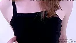 New amateur girl fucked by big cock in studio