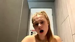 Extreme double penetration happening in the gym.