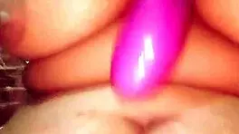 The HORNY asian woman uses a BRINJAL for her WET PUSSY masturbation.