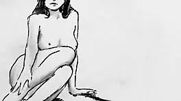 Niemira Undresses, Posing Naked with Big Natural Tits and Petite Body