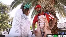 step daughter threesomed on 4th of july