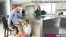 sneaky petite blonde fucks her partner hard in hardcore action