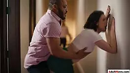 This party turns into anal and double penetration with interracial gangbang