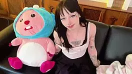 Sweet natural teen with amazing big tits skye blue posing naked