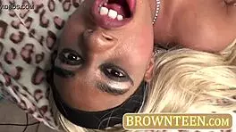 Sexy Black Teen Flashing Big Tits And Ass In Public!