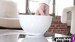 Sweet natural teen 18+ with amazing big tits skye blue posing totally naked