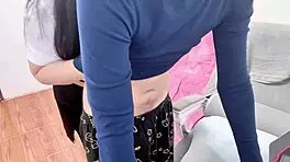 Thai student horny for boyfriend's cock in deepthroat and riding session