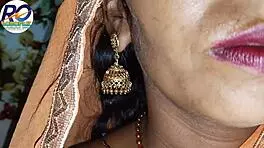 your desi village bhabhi fully naked in saree and blouse gets ass fucked in mare style full anal sex video hindi audio