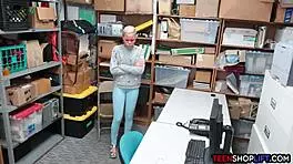 Black Teen 18+ Thief With Camel Toe Busted By Security 😱