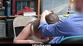 officer fucks thief brooke bliss hard after catching her