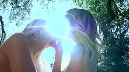 Scarlet Red And Blake Eden Enchant Viewers With Lesbian Masturbation And Pussy Play