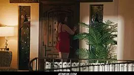 Axel haze couldnt wait to come home and jerk off on the living room couch but stepmom gets home