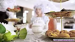 Sexy Asian Cutie Kimmy Kim Letting Stud David Lee Taste Her Treats And Fuck Her In Every Positions