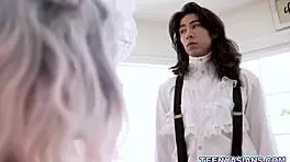 Sexy Asian Cutie Kimmy Kim Letting Stud David Lee Taste Her Treats And Fuck Her In Every Positions