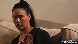 asian milf dana vespoli calming her scared teen 18+ stepdaughter and stepson