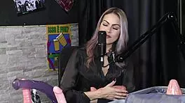 Kyra and Bia tease in sheer red