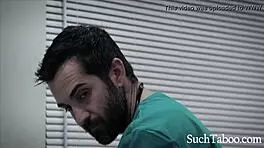 Perverted doctor probes hot teen patient vaginally