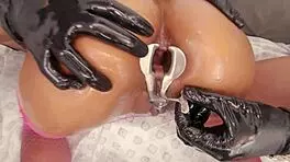 Amari Gold's ass fisted n gaping wide 😈🍑🔥