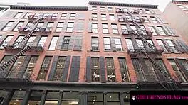 Busty Milf Fingers Petite Redhead to Orgasm