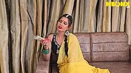 desi bhabhi devours young stud's juicy hairy pussy dive