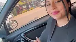 stranger interrupts workout for epic car blowjob turning into public creampie