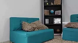 Intense pounding of beautiful curvy latina babe homemade style