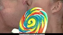 poppy pleasure rocks braces and pigtails in hardcore pounding