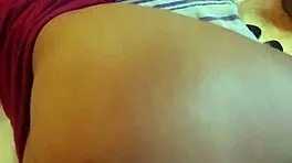ebony teen's tight ass gapes from massive cock creampie