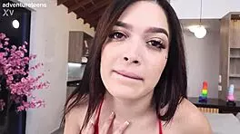 Sofia grace takes impressive double anal penetration deep balls deep