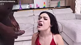 Sofia grace takes impressive double anal penetration deep balls deep