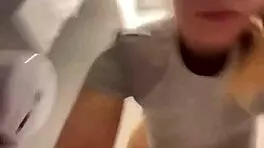 messy saliva fuels thrilling public blowjob encounter