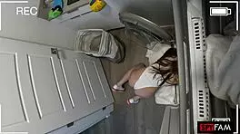 oh im so clumsy stuck in dryer need hard fuck out