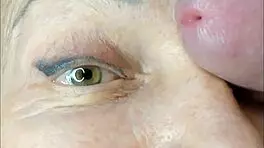 insane close-up milf eye cumshot orgasm facial explosion