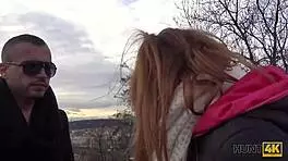 i covered that redhead's belly in cum after cash fuck