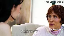 i ride stepmom's dildo while social worker questions her love