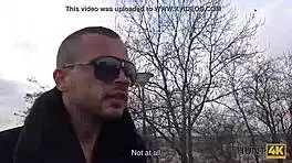 i covered that redhead's belly in cum after cash fuck