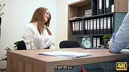 Una Fairy craves fucking strangers right on the office desk