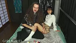 Zaya Ofhel Shibari Bound Then Banana Fucked Intensely