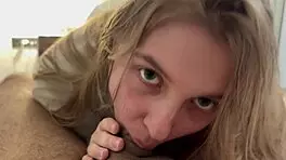 Delivery guy fucks me senseless bends me over and creampies deep inside