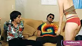 Chloe Cherry's 70s Slut Queen Deepthroat Doggystyle Squirting Ride