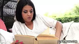 coco de mal hooks up with older guys for hardcore pussy licking and fingering outdoors