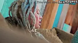 alternative dreadhead goth gapes asshole on bwc anal rides facial in high heels