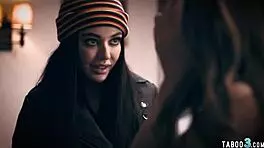 Teen Lesbian Paige Owens Pounds Whitney Wright's Trimmed Pussy with Big Blue Dildo