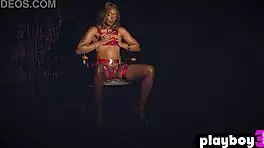 ebony milf poses sexy lingerie rips to naked petite body