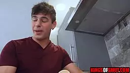 fat ass redhead skips dildo for real deepthroat face fuck 😈🍑